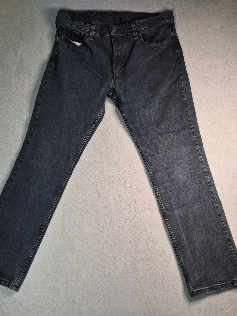 Levi's 511 dark grey denim straight leg jeans mens Size 36x30